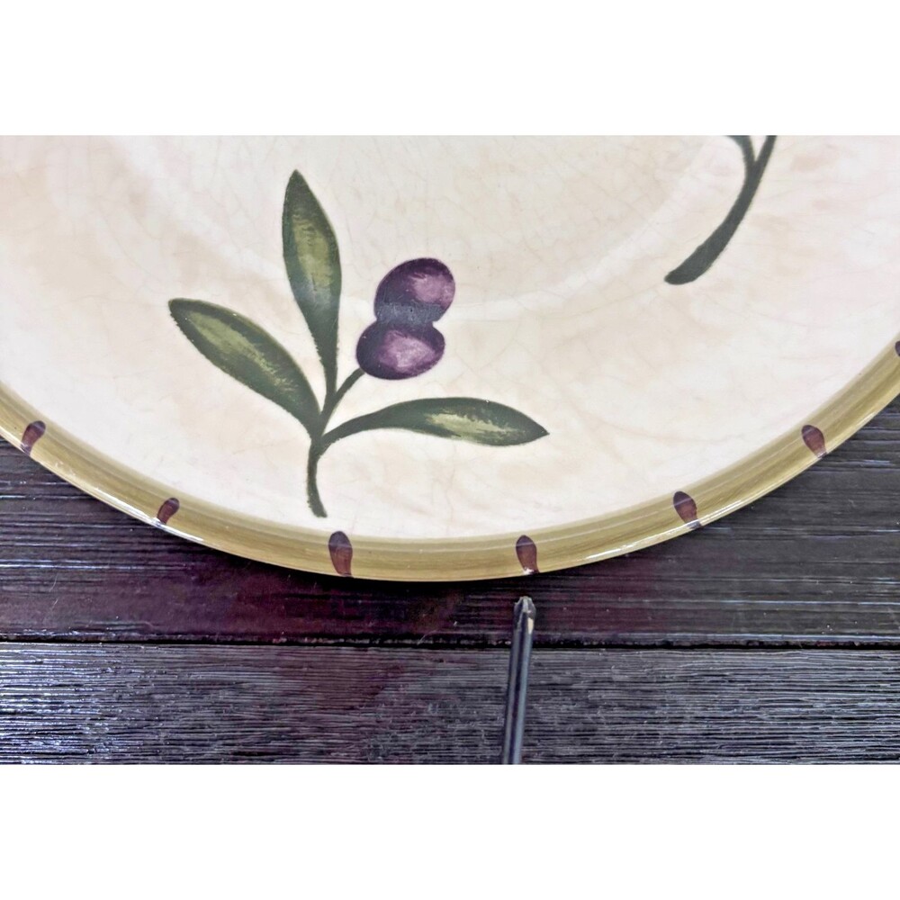 1 Williams-Sonoma Liguria Olive PASTA BOWL 9 3/8" Retired - Picture 6 of 8